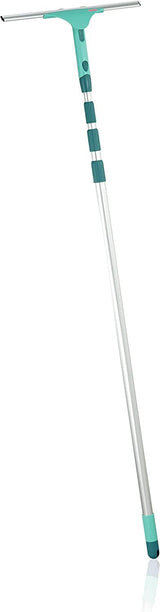 Leifheit 28 cm Window Wiper Powerslide with 4 m Aluminium Telescopic Handle