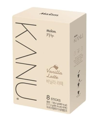 Kanu Maxim Latte Instant Coffee (Vanilla (17.3g x 8T))