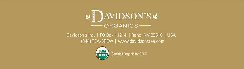 Davidson's Organics, Mandarin Chai w/Anise, 100-count Individually Wrapped Tea Bags