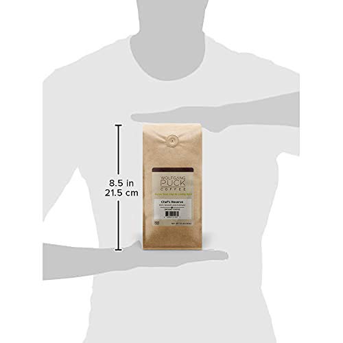 Wolfgang Puck Coffee, Chef's Reserve Decaf, Whole Bean Coffee, 1-Pound