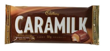 Lot of 24 Caramilk Bars 50 Grams Each From Canada by Cadbury