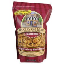 Bakery on Main Gluten Free Nutty Cranberry Maple Granola Cereal, 12 Ounce - 6 per case.