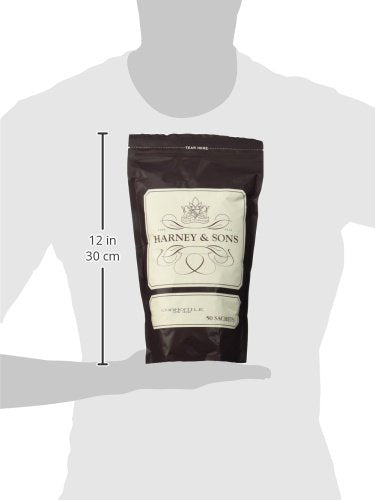 Harney & Sons Chamomile Caffeine-Free Premium Herbal Tea - Bag of 50 Sachets