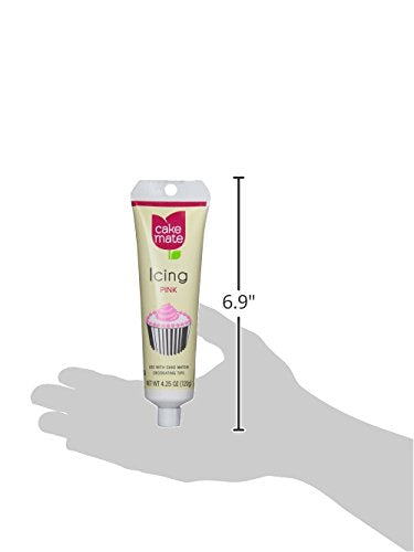Cake Mate Decorating Icing, Pink, 4.25 oz