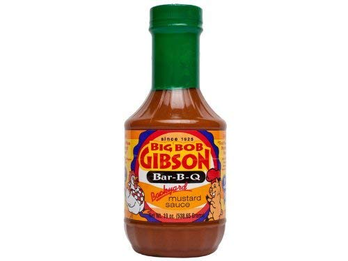 Big Bob Gibson Mustard Sauce Bar-B-Q Backyard 19 oz (3 pack)