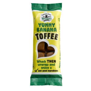 WALKERS NONSUCH TOFFEE Walker's Nonsuch Yummy Banana Toffee Bars 50g (Pack of 24)