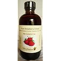 Olivenation Strawberry Extract - Rich Flavor for Beverages, Ice Cream, Fillings, Sauces, Frosting & Dressing - Non-GMO, Gluten Free, Kosher & Vegan