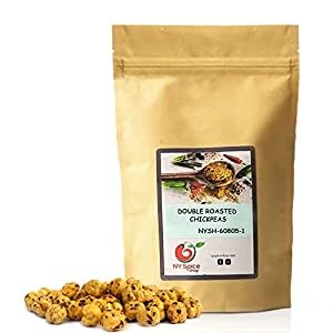 NY Spice Shop Yellow Double Roasted Chickpeas - 5 Pound Crispy Crunchy Dried Chickpeas Roasted - Bulk Healthy Snacks