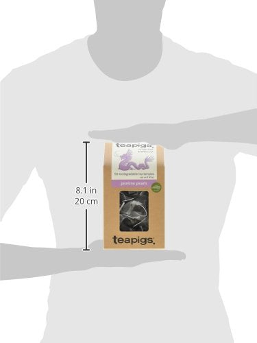 Teapigs Jasmine Pearls Tea Bags Made with Whole Leaves– 50 Count (1 Pack of 50 Teabags)