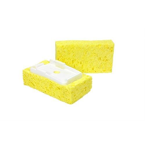 Arrow Dish Sponge w/ Soap Dispenser Handle & 4 Refill Sponges - Fillable Dish Wand for Quick, Convenient Cleaning - Easy to Refill - Built-In Scrubber