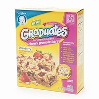 Gerber Preschoolers Chewy Granola Bars - Strawberry Flavor 6 Bars Per Box 4.2 Oz