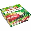 Andros Gourde Pomme Vanille 4x100gÂ