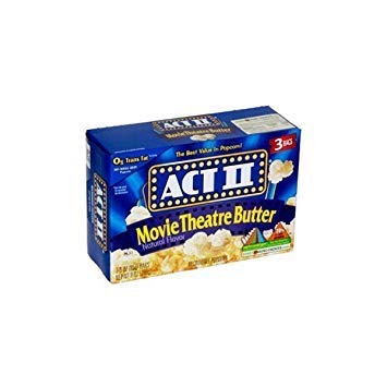 Microwave Popcorn Act II Movie Theatre Butter 8.25 oz