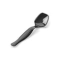 Fineline Settings 3302-BK-X, Platter Pleasers Black Plastic Serving Spoon, Catering Disposable Tablespoon for Serving Hot and Cold Foods (1)