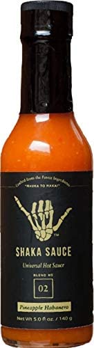 Shaka Classic Hot Sauce Pineapple Habanero, 5 oz bottle