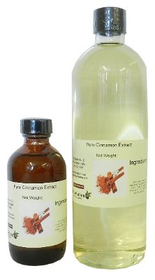 Cinnamon Extract - PG Free - 16 ounces - Flavoring Recipes with Premium Quality Real Extract - Sugar-free - Kosher - Premium Quality Flavoring Extract