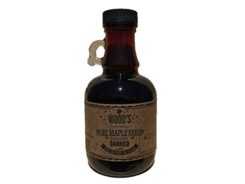 Set of Four Pure Vermont Maple Syrup - Bourbon, Rum, Ghost Pepper and Smoked - in Glass Jugs