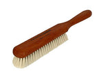 Valentino Garemi Garment Brush - Ultra Soft Goat Hair Clothes Brush - Lint, Dust & Pet Hair Remover for Suits, Jackets & Delicate Fabrics - Wooden