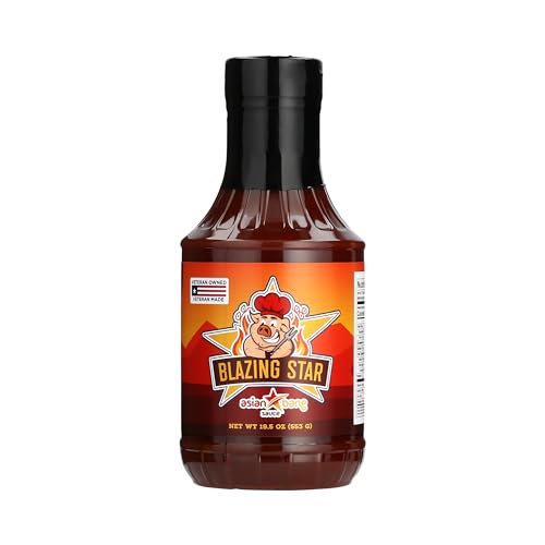 Blazing Star Asian Bang Sauce - Sweet and Spicy Asian BBQ Sauce and Marinade - Perfect Stir Fry Sauce, Dipping Sauce, or Glaze - Veteran Owned (20 oz)