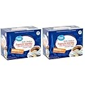 Great Value 100% Arabica French Vanilla Coffee Pods, Medium Roast, 48 Count (Pack of 2)