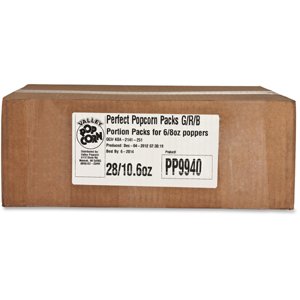 Valley Popcorn, VPCPOPPP9940, Perfect Pack Gold Popcorn Kit, 28 / Carton