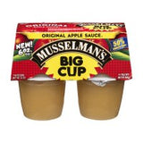Musselman's Apple Sauce Big Cup Original - 4 CT