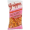 Grippo's Hot and Spicy Popcorn | 4 Ounce Bag (Pack of 3) | Includes GreenZep Sticker