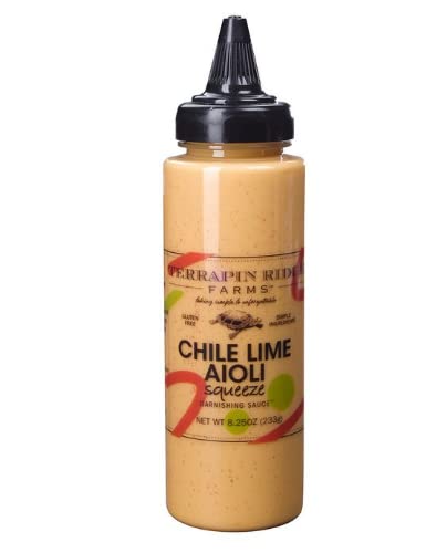 Terrapin Ridge Farms Squeeze Favorites Set - Chile Lime Aioli, Sriracha Horseradish, Honey BBQ Aioli - 3 Bottle Sampler