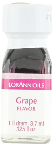 LorAnn Grape SS Flavor, 1 dram bottle (.0125 fl oz - 3.7ml - 1 teaspoon) - 12 Pack