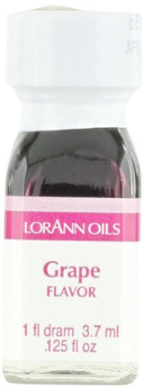 LorAnn Grape SS Flavor, 1 dram bottle (.0125 fl oz - 3.7ml - 1 teaspoon) - 12 Pack