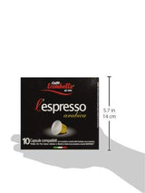 Trombetta l'espresso Arabica, (Pack of 8), blend of selected coffees of Arabic origin. Sweet and refined aroma, round and persistent taste with floral