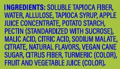 Better Sour Guava Calamansi Lime Gummy Stars Candy, Guava Sour Candy with Bold Tropical Flavor, Healthy Sour Candy Gluten Free Snack, Fiber Gummies