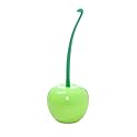 Hoghaki Cherry Toilet Brush with Holder - Cute Standing Toilet Cleaner for Bathroom (Random Color)