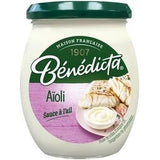Benedicta Sauce Aioli Pulpe d’Ail 260g (Benedicta Aioli Sauce With Garlic Pulp 260g)