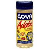Adobo All Purpose Seasoning without Pepper by Goya, Poultry, Seafood, Meat, and Vegetable Seasoning, Fat Free and Calorie Free Latin Spice Blend