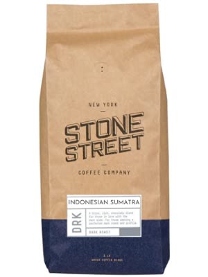 Stone Street Gourmet Coffee Indonesian Sumatra 'Gayo Mountain', Dark Roast, Single Origin, Whole Bean, 2 Lb Bag