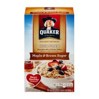 Quaker Instant Oatmeal High Fiber Maple & Brown Sugar