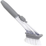 Pot Brush Magic Kitchen Automatic Liquid Washing Brush, Multifunctional Dish Brush, Household Long Handle Oil Brush, Hydraulic Pot Brush