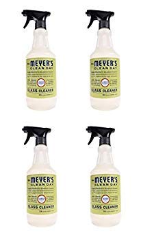 Mrs. Meyer's Clean Day Glass Cleaner, Lemon Verbena, 24 Fluid Ounces (4)
