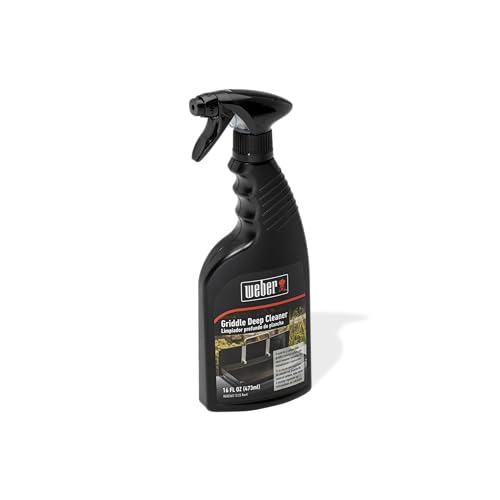 Weber Griddle Deep Cleaner - Powerful Burnt?On Grease & Residue Remover for Flat?Top Griddles, Side Tables & Outdoor Grill Surfaces - Griddle