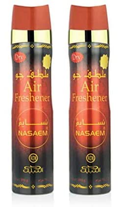 2 Pack of | Nasaem Air Fresheners | Nabeel Air Fresheners | Heritage Collection | Featuring Notes: Lemon, Bergamot, Cardamom, Rose, White Flowers
