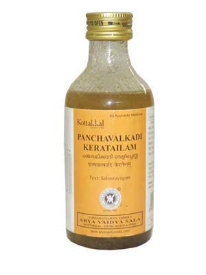 Arya Vadiya Sala Panchavalkadi Kera Tailam 200 ml X 1PcsOne Free Prakruthi Ginger Candy for Each Order.