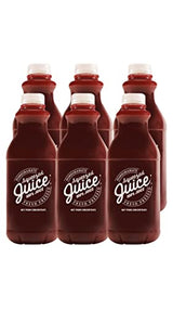 Squeezed Juice 100% Pomegranate Juice, 32 fl oz, 6 Pack Bottles | HPP Pasteurized | Not from Concentrate | Fresh Pressed | California Fruit Juice