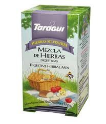 Taragui Digestive Herbal Mix / Mexcla De Hierbas Digestivas X 25 Bags 1.5gr Each