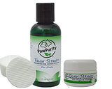 PawPurity Tear Stain Remover Kit for Cats | Includes Tear Stain Remover Solution, Powder and Application Pads | 100% Natural | Tear Stain Removal