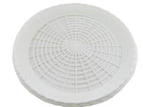 White Maryland 9" Plastic Paper Plate Holders in Count of 8