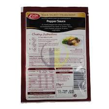 Erin Pepper Sauce 3 pack, Irish Peppercorn Sauce, 23g per bag