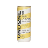 UNDONE No. 11 Piña Colada 4 Pack | 250ml | Premium Non-Alcoholic Canned Cocktail | Ready-to-Drink Tropical Mocktail | Made in Germany