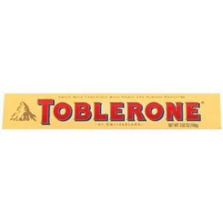 TOBLERONE SWISS MILK CHOCOLATE WITH HONEY AND ALMOND NOUGAT 6 X 100 G BARS by Toblerone