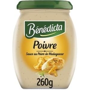 Benedicta Sauce Poivre de Madagascar 260g (Benedicta Pepper Sauce 260g)